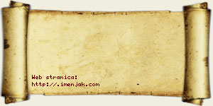 Sanja Bzenić vizit kartica